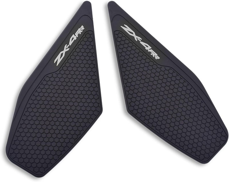 BYEMTTY Motorcycle Tank Grip Protector Pads, Anti-Slip Honeycomb Design, Compatible with Suitable forZX-25R/SE ZX-4R SE/4RR (gray) - Image 4